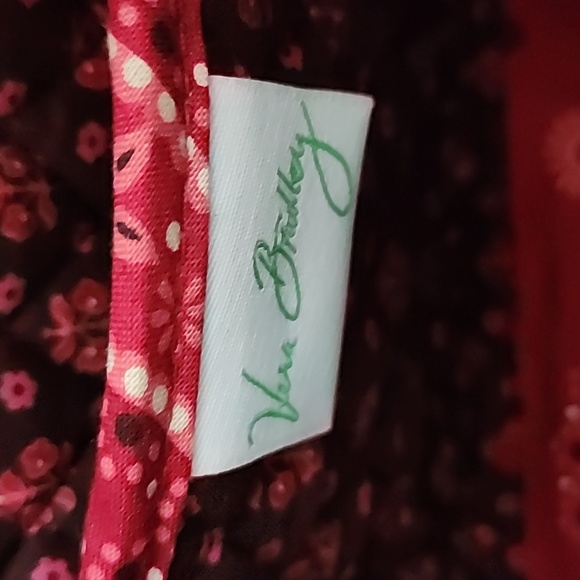 2 Bags Vera Bradley Matching retired Fall pattern.Clean. EUC "Mesa" Red Paisley - Picture 2 of 4